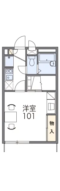 レオパレス琵琶渕レジデンスⅡ 1