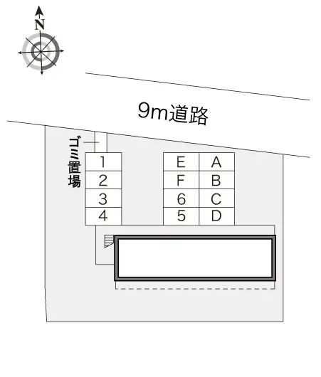 レオパレスサンフローラⅡ 2