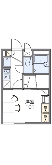 レオパレスアサクラⅡ 1