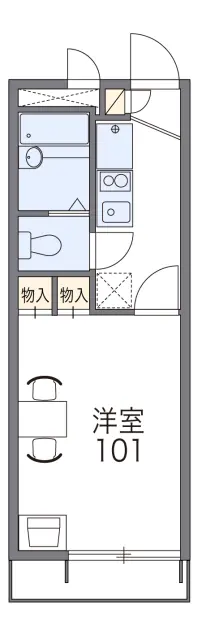 レオパレスアルモニⅡ 1