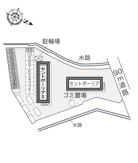 レオパレスセントポーリアⅡ 2
