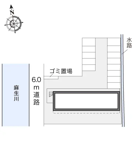 レオパレス麻生川 2