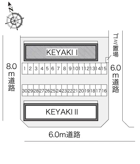 レオパレスＫＥＹＡＫＩ　Ⅰ 2