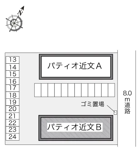 レオパレスパティオ近文Ｂ 2