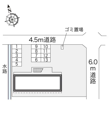 レオパレスウイング　みちづか 3