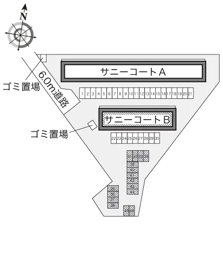 レオパレスサニーコートＢ 2