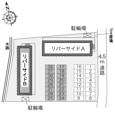 レオパレスリバーサイドＢ 2