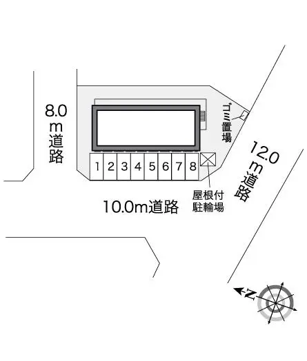 レオパレスＮＯＲＴＨＥＲＬＹ 3