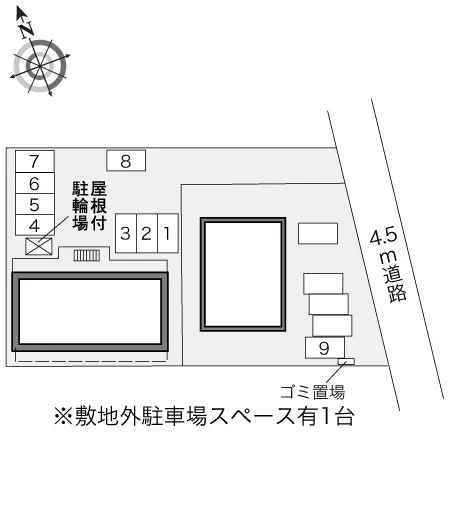 レオパレスシャルム松木町 2