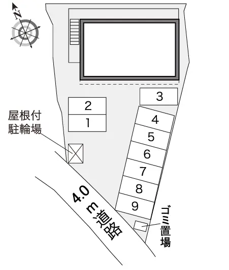 レオパレスＹカネミツ　二番館 2