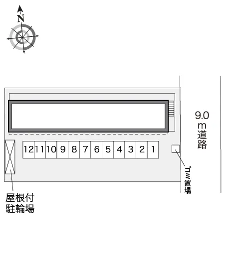 レオパレス新堂Ⅱ 3