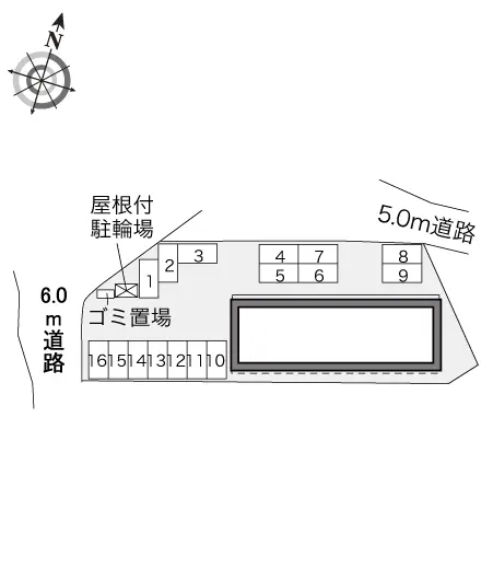 レオパレスプルメリアⅡ 2