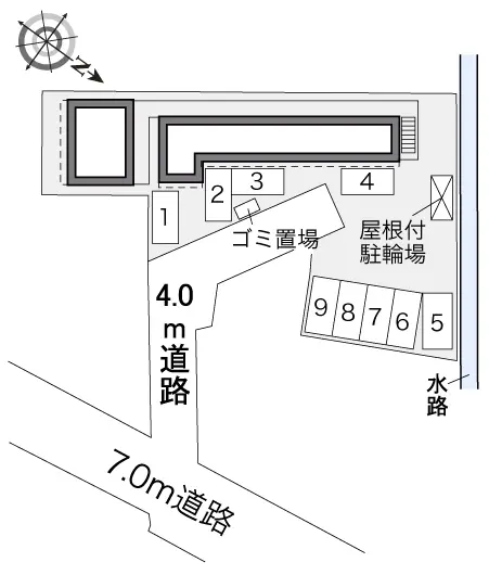 レオパレスフローラル北美町 2