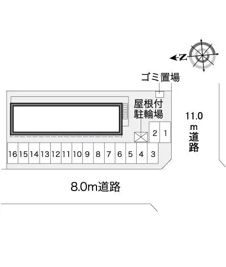 レオパレスハイツ　ハピネス　Ⅲ 2