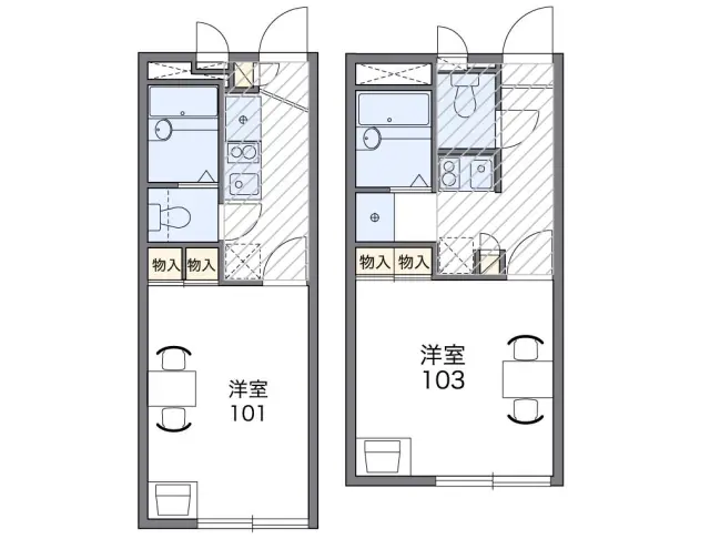 レオパレスブランシュヴァルⅢ 1