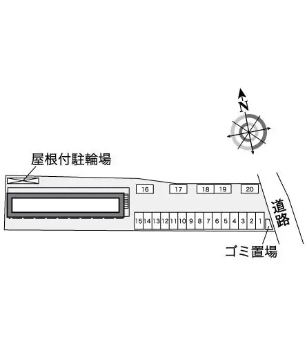 レオパレス髙樹グリーンともべⅢ 2