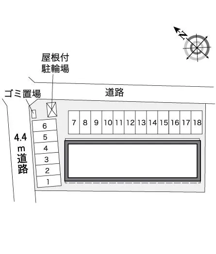 レオパレスセレッソ静波 2