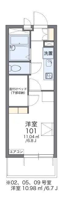 レオパレスレヴェルベールⅤ 1