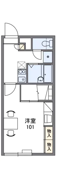 レオパレススカイブルー西町 1