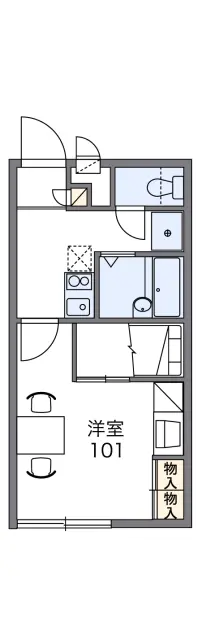 レオパレスプレヴェール 1