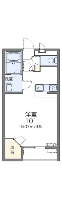 レオパレスシャルマン上道Ⅲ 1