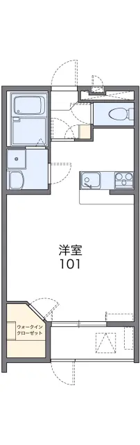 レオパレス天上野Ⅱ - chỗ ở sinh viên tại Minh Phú市