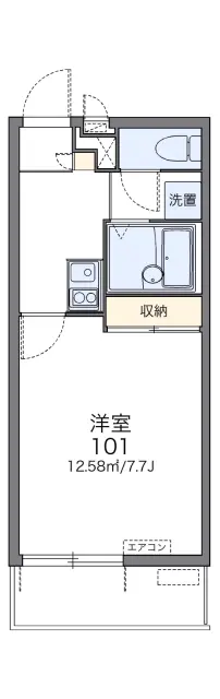 レオパレスオリヴィエⅡ 1