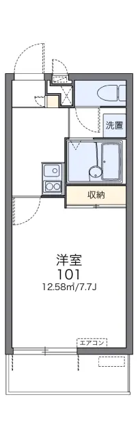 レオパレスル　パサージュ 1