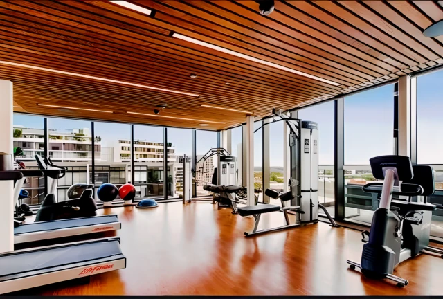 18 O'Dea Avenue - alojamiento para estudiantes en Sídney - gimnasio