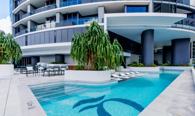 8 Margaret St - alojamiento para estudiantes en Brisbane - piscina