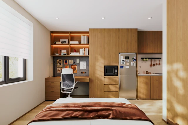 1 Beddoe Avenue - chỗ ở sinh viên tại Melbourne - Premium Studio - ALL BILLS INCLUDED