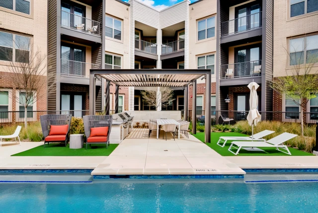 MCK203 - Elizabeth's Oasis'- Luxury 2BD/2BA Furnished Apartment - McKinney student accommodation - Outdoor Grilling Area