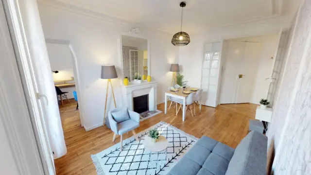 apartment in 19e   Buttes Chaumont 2