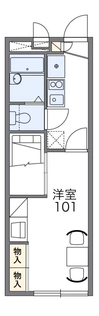 レオパレスフェリシア室町Ｂ 1