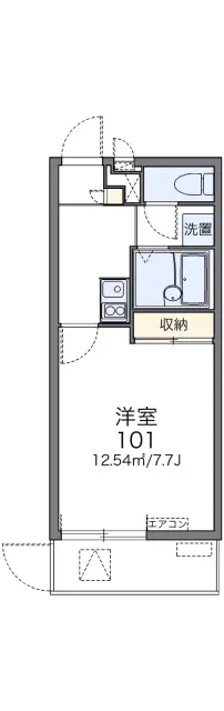 レオパレス拓亀島 1
