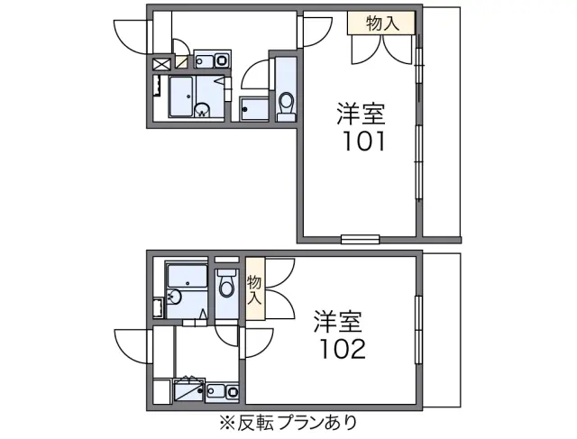 レオパレスフォンテーヌⅡ 1