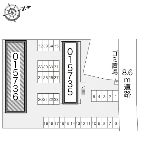 レオパレスＨＡＰＰＹ　ＩＳＬＡＮＤ　Ⅱ 2