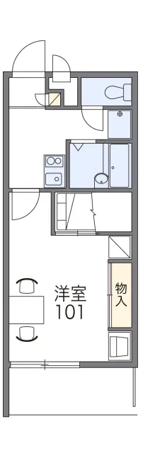 レオパレスやまぶき 1