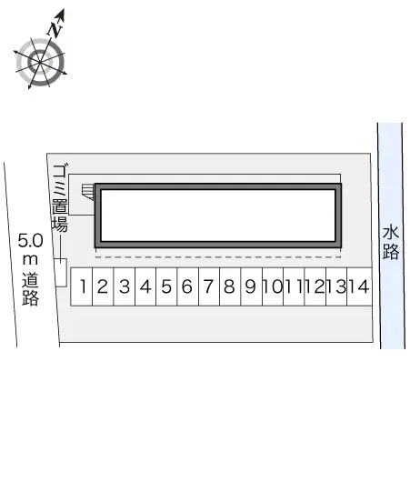 レオパレス古志大橋北サイド 2