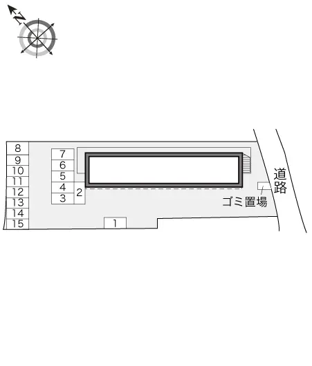 レオパレスおおそね 3