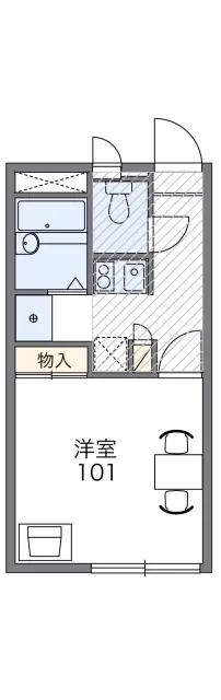 レオパレスブワ　リベール 1