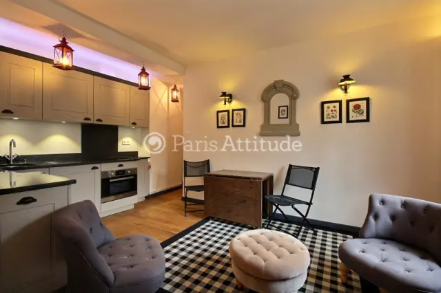 Rental Furnished apartment 1 bedroom - 30m² - Saint-Germain-des-Pres - Paris 3