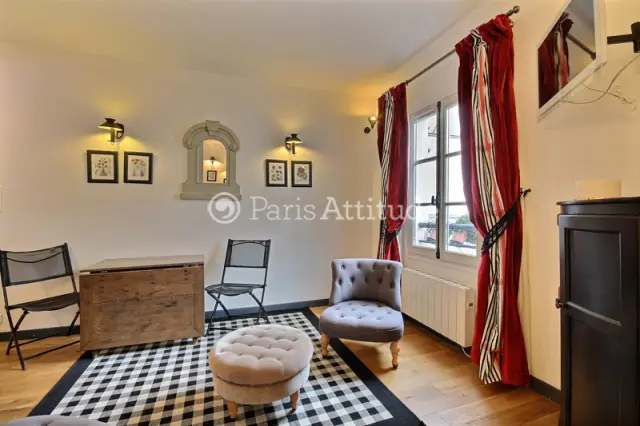 Rental Furnished apartment 1 bedroom - 30m² - Saint-Germain-des-Pres - Paris 4