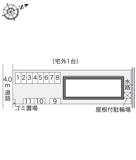 レオパレスカデンツァ 3