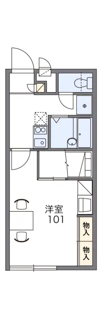 レオパレスＫｓ　ＩＳＬＡＮＤ 1