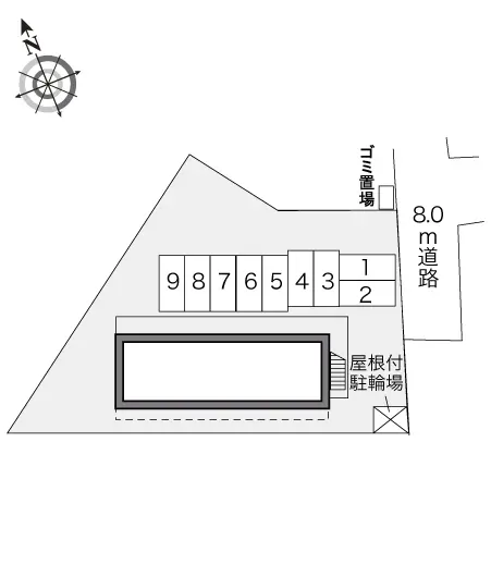 レオパレスヴィラ北野 2