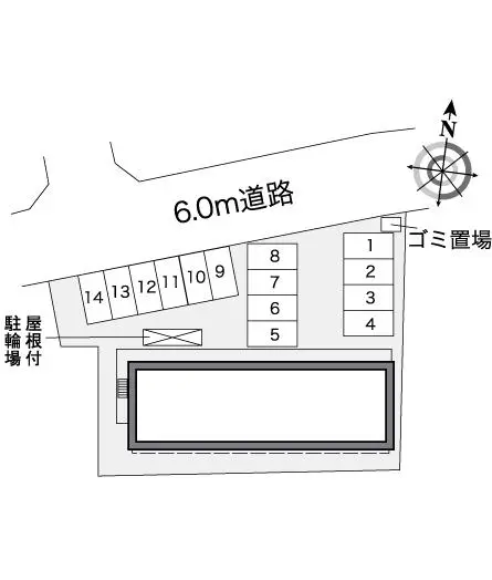 レオパレスＮＡＲＵＳＨＩＭＡ 2