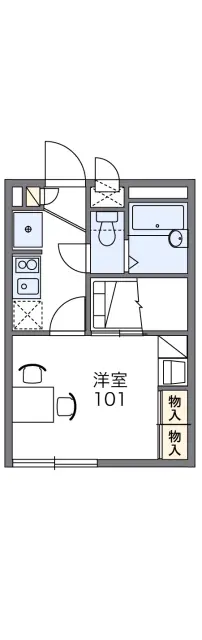 レオパレスプルメリア２１ 1