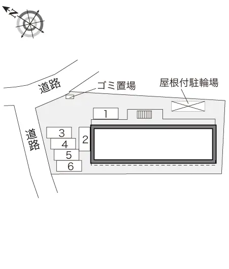 レオパレスラ　ヴェルジェⅡ 2