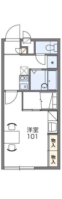 レオパレスエスポワールⅠ号館 1